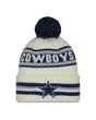 Cowboys 2025 New Era Men's Cream Classic Knit