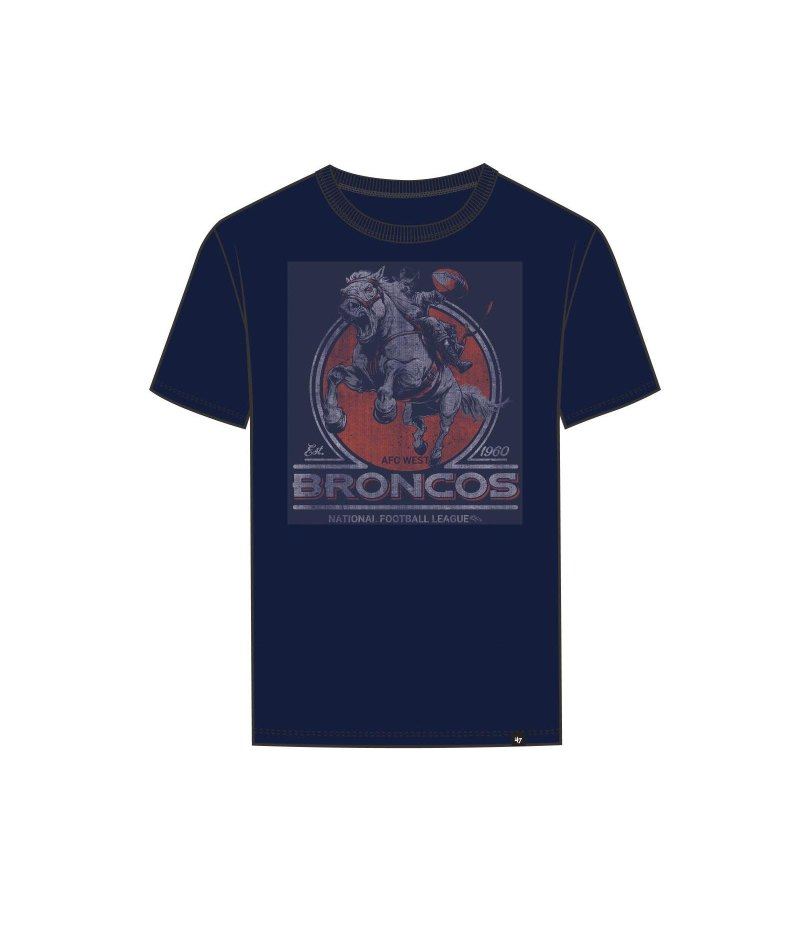 Broncos 2026 '47 Brand Men's Historic Emblem Mark Scrum T-Shirt