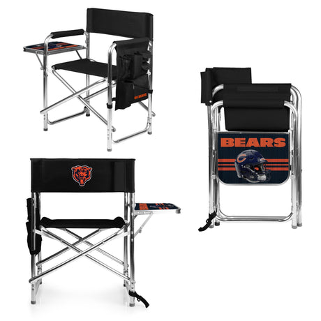 Bears Black Sports Chair Pro Football Hall of Fame