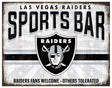 Raiders Team Sports Bar Sign