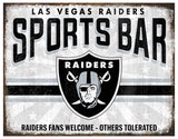 Raiders Team Sports Bar Sign