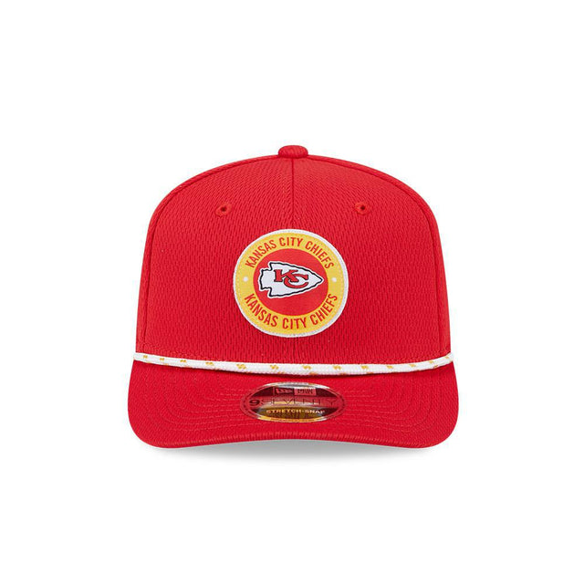 Chiefs Men's New Era 2024 9SEVENTY Stretch Snap Sideline Hat