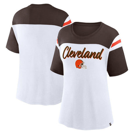 Browns Women's Fanatics Cheer Chant Fashion T-Shirt