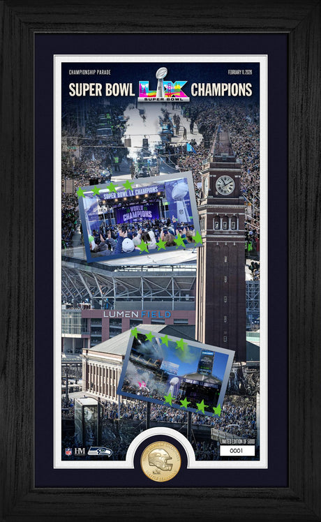 Seahawks Super Bowl LX (60) Champs Parade Bronze Coin Photo Mint