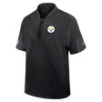 Steelers 2025 Men's Nike Lightweight Coaches Short Sleeve Jacket