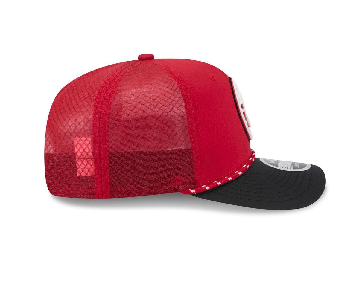49ers 2026 New Era Men's 9SEVENTY Stretch Snap Two-Tone Hat Pro Football Hall of Fame