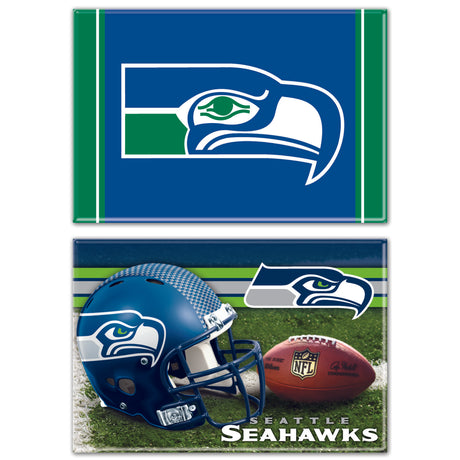 Seahawks 2-Pack Rectangle Magnets