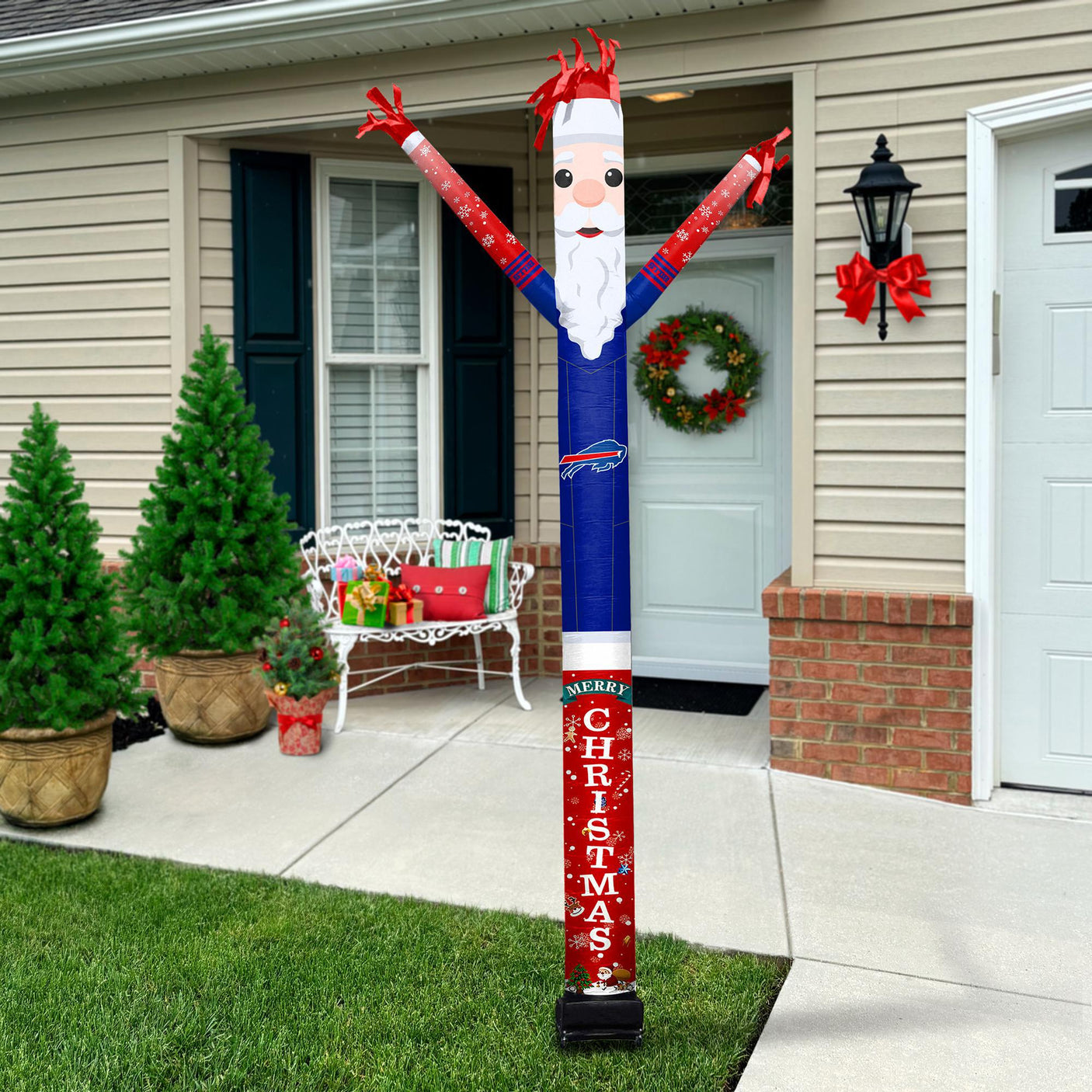 Bills Team Pride Inflatable Crazy Christmas Santa Sports Fan