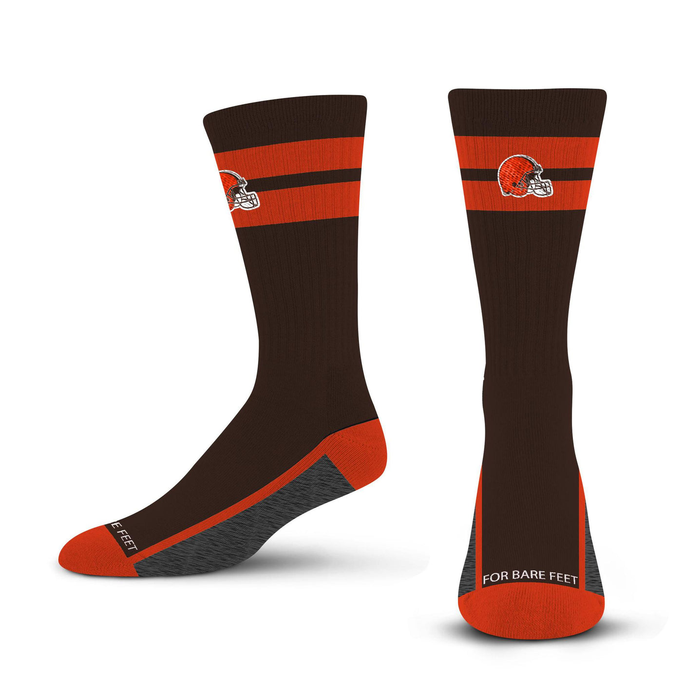 Browns Men's Double Tube Stripe Socks