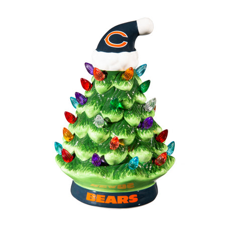 Bears LED 8" Ceramic Christmas Tree