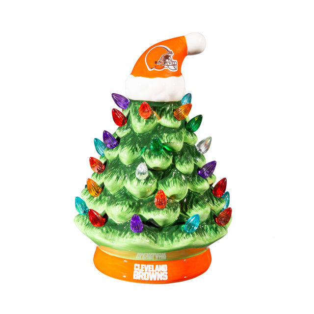 Browns LED 8" Ceramic Christmas Tree