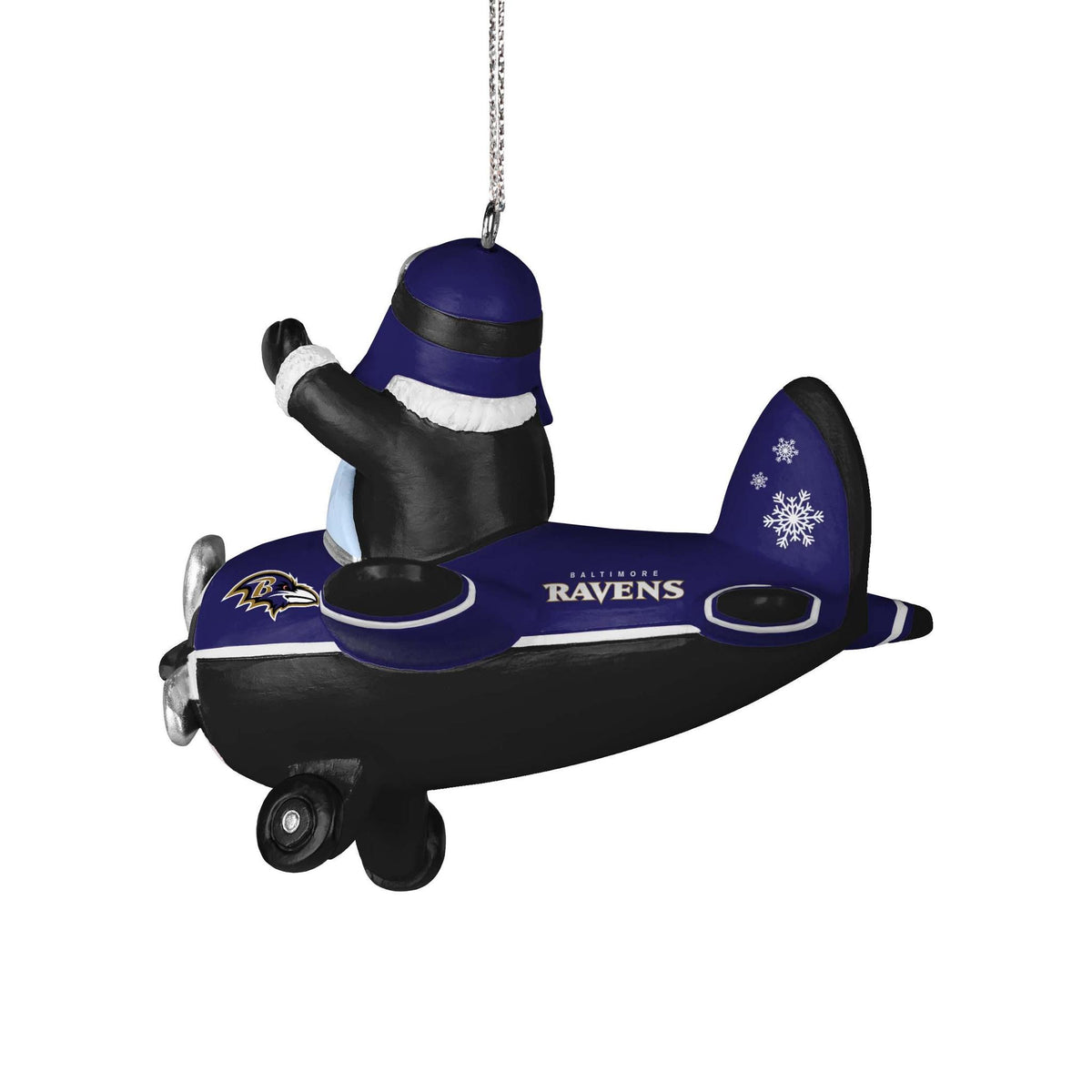 Ravens Santa Airplane Ornament Pro Football Hall of Fame