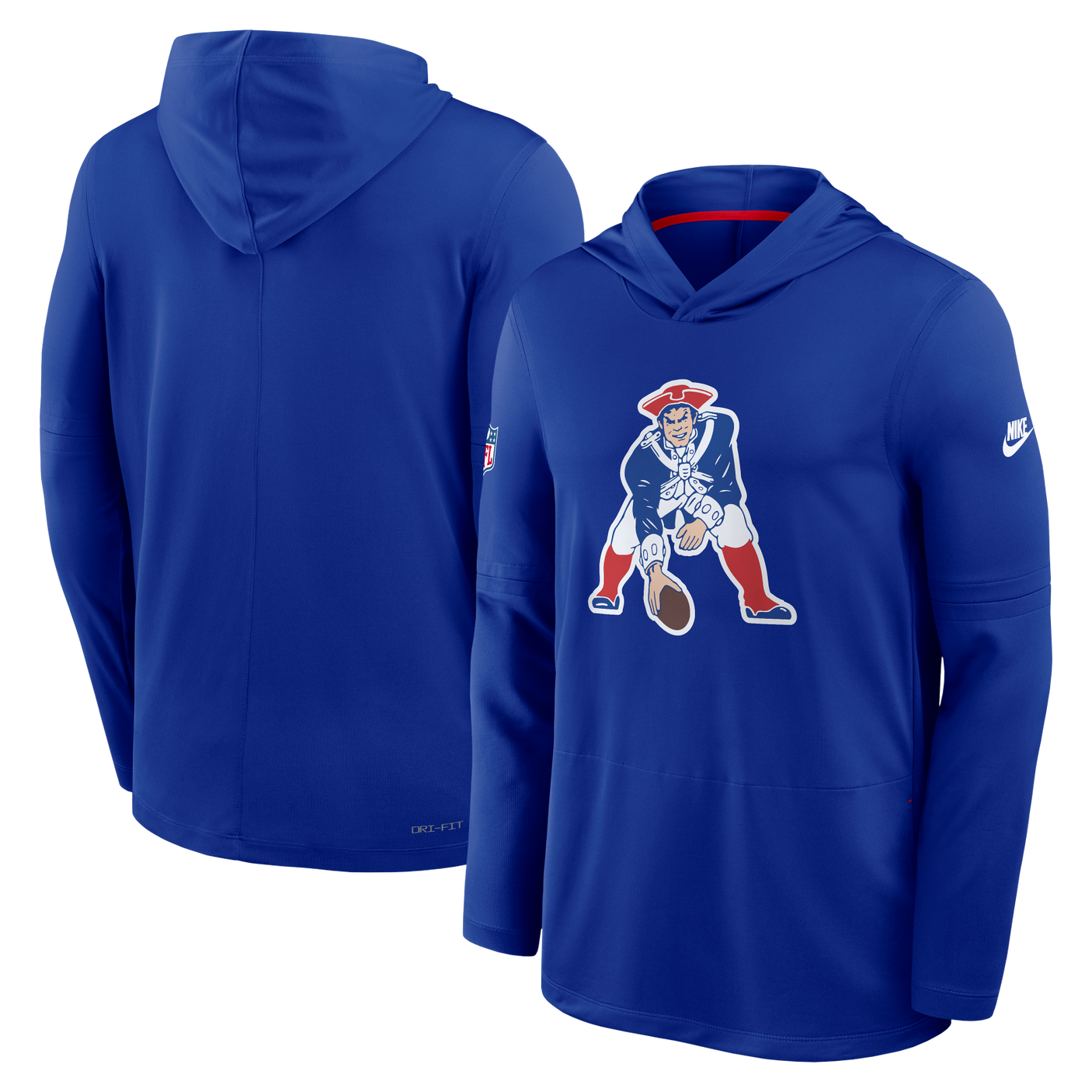 Patriots 2026 Nike Men's Dri-Fit Lightweight Long Sleeve Hoodie Top