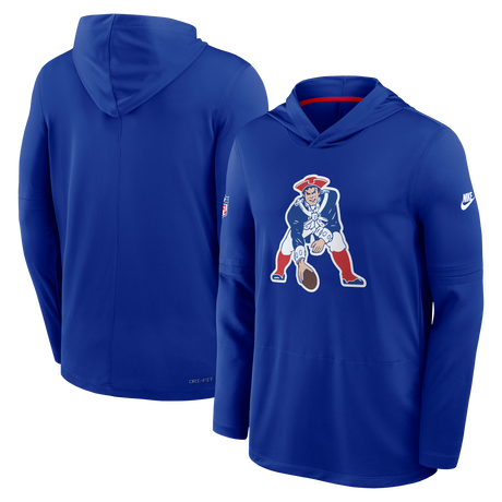 Patriots 2026 Nike Men's Dri-Fit Lightweight Long Sleeve Hoodie Top Pro Football Hall of Fame