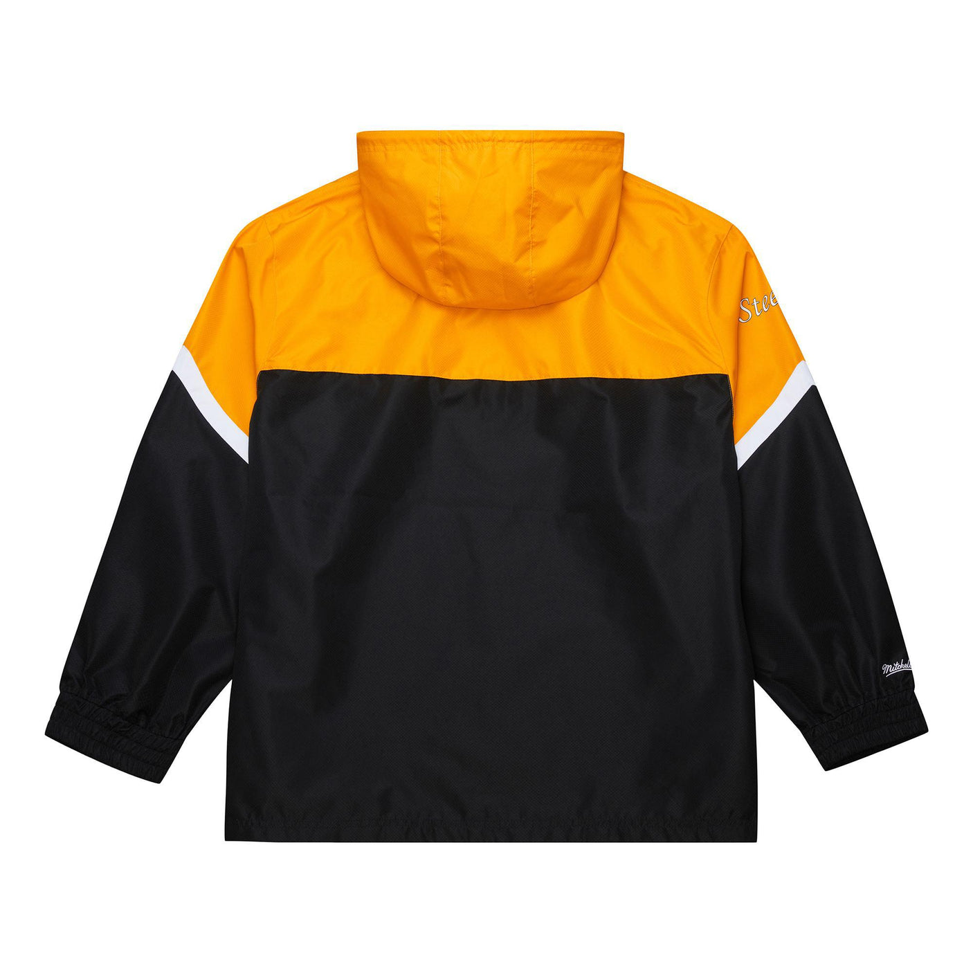 Steelers 2025 Mitchell & Ness Men's NFL Tie Breaker Anorak Vintage Logo Lightweight Windbreaker