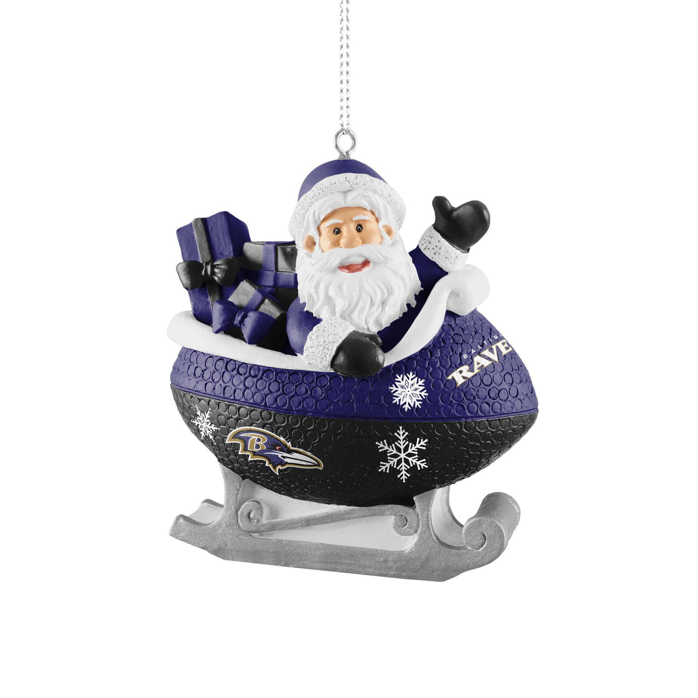 Ravens Football Sleigh Ornament