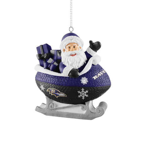 Ravens Football Sleigh Ornament