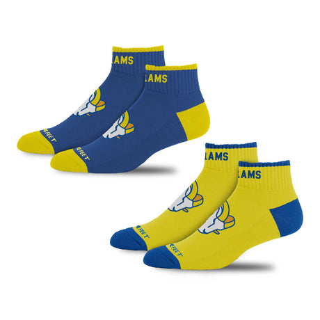 Rams 2025 2-Pack Front & Center Socks