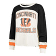 Bengals Women's '47 Double Header Curve Long Sleeve T-Shirt