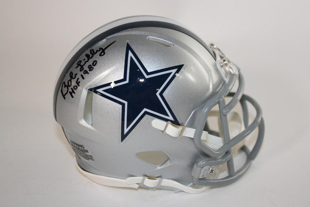 Bob Lilly Autographed Cowboys Mini Helmet