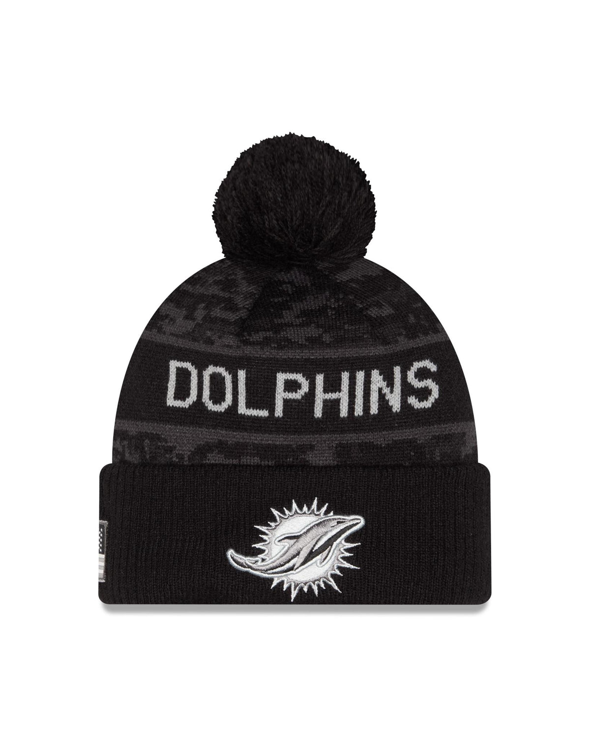 Dolphins 2026 New Era Men's Salute to Service Knit Pro Football Hall of Fame