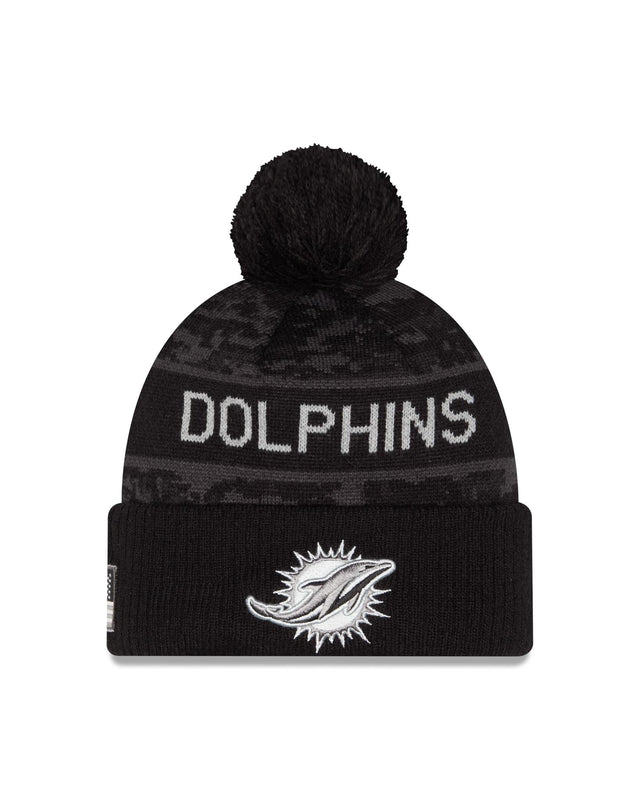 Dolphins 2026 New Era Men's Salute to Service Knit Pro Football Hall of Fame