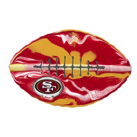 49ers Team Pride Recycled Metal Wall Art Football