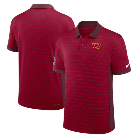 Commanders 2026 Nike Men's Dri-Fit Striped Polo