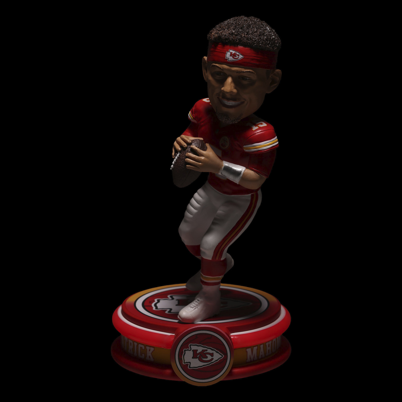 Chiefs Patrick Mahomes 8 Inch Neon Bobblehead Pro Football Hall of Fame