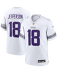 Vikings Justin Jefferson Men's White Alternate Nike Game Jersey