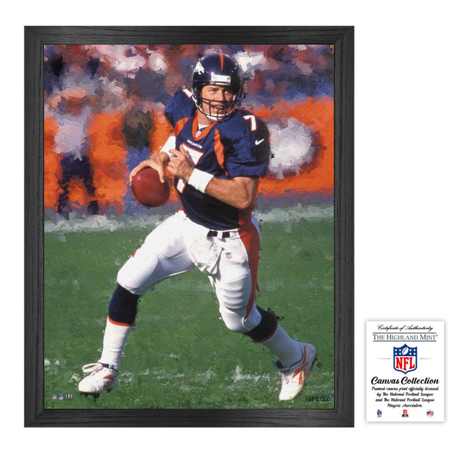 Denver Broncos John Elway 16x20 Framed Canvas