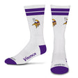 Vikings 2026 White Stripe Sock