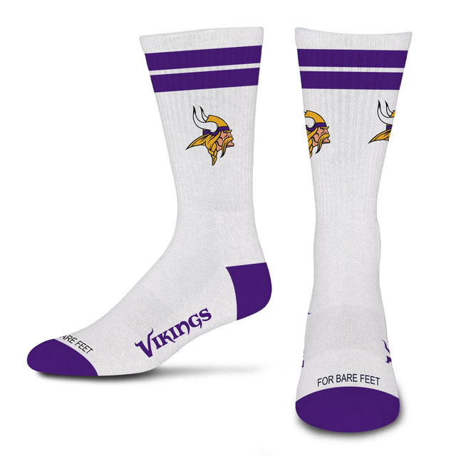 Vikings 2026 White Stripe Sock