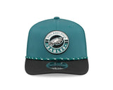 Eagles 2026 New Era Men's 9SEVENTY Stretch Snap Two-Tone Hat Pro Football Hall of Fame