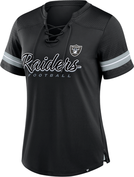 Raiders Women's Play Script Fashion T-Shirt