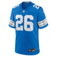 Lions Jahmyr Gibbs Men's Blue Nike Game Jersey