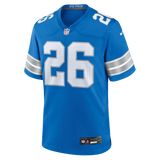 Lions Jahmyr Gibbs Men's Blue Nike Game Jersey