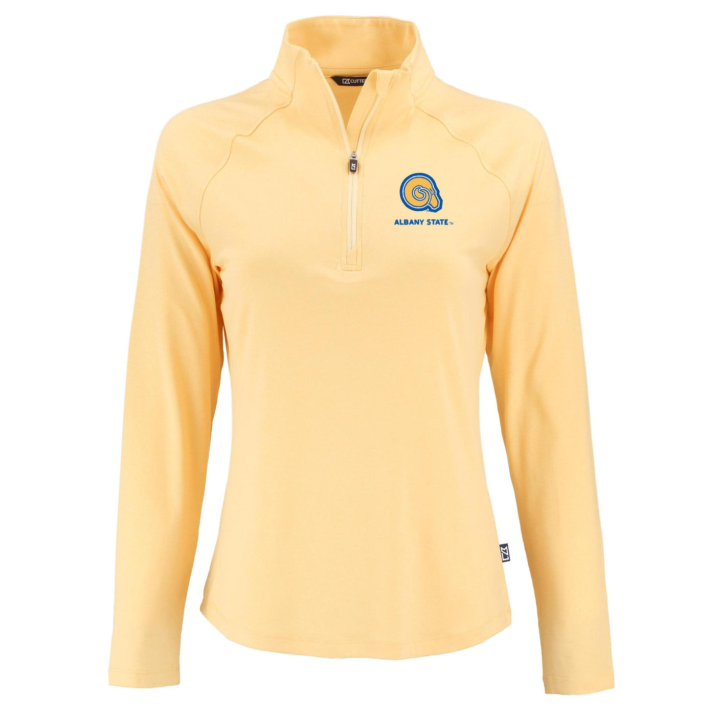 HBCU Team Cutter & Buck Women's Coastline Recycled Double Peached 1/4 Zip Pullover