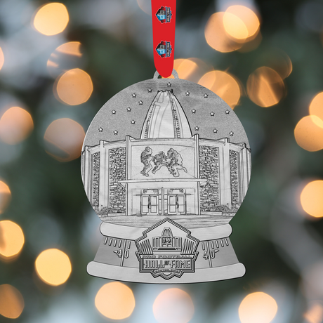 Hall of Fame 2025 Annual Aluminum Snow Globe Ornament