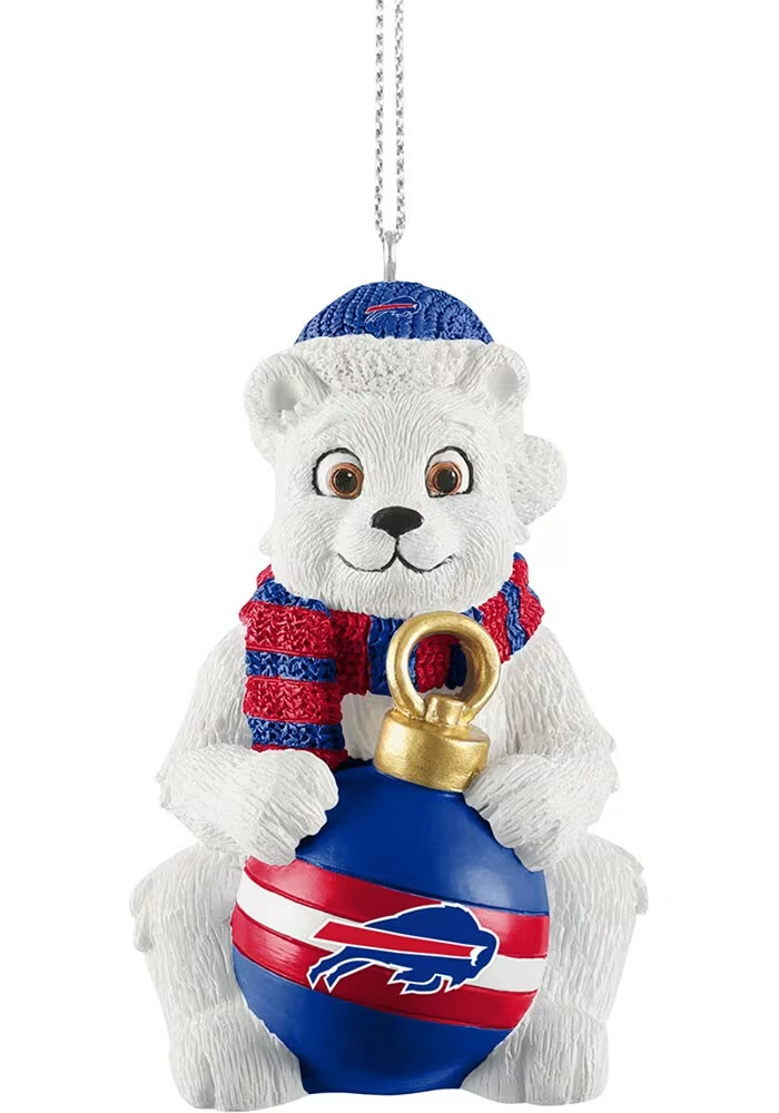 Bills Sitting Polar Bear Ornament