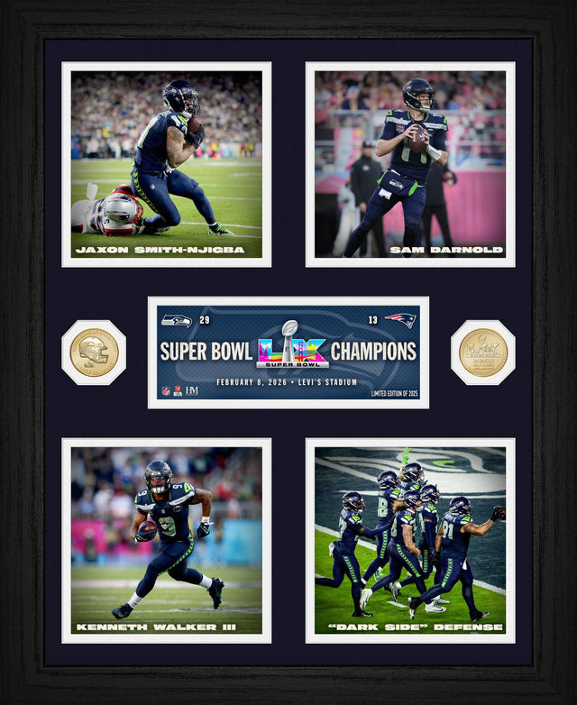 Seahawks Super Bowl LX (60) Champs Memorable Moments Bronze Coin Photo Mint