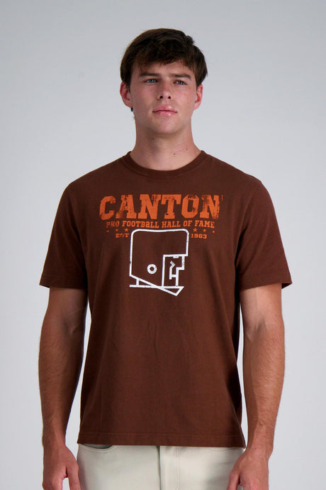 Pro Football Hall of Fame X Haggar - Brown Canton Graphic T-Shirt