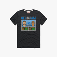Lions 2025 Homage Men's NFL Jam Lions Hutchinson and St Brown T-Shirt