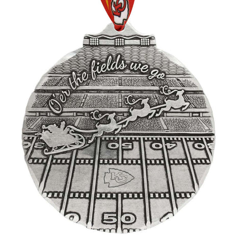 Chiefs O'er The Fields We Go Ornament Pro Football Hall of Fame