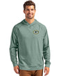 Packers Cutter & Buck Men's Adapt Eco Heather Hooded Pullover