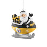 Steelers Football Sleigh Ornament