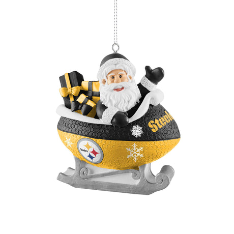Steelers Football Sleigh Ornament