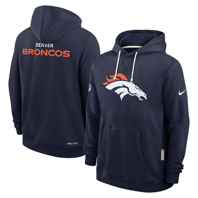 Broncos 2025 Nike Men's Sideline DRI-Fit Hoodie