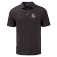 Hall of Fame Cutter & Buck Men's Black Coastline Recycled Double Peached Polo