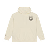 Browns 2026 Mitchell & Ness Men's Cream Beware of the Dawgs Hoodie Pro Football Hall of Fame